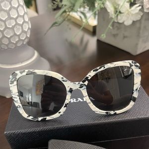 Final Price Drop! Prada Butterfly Marble Sunglasses BNIB